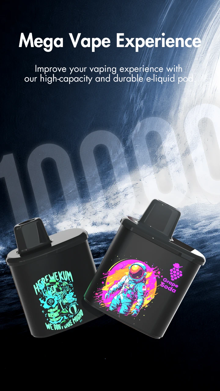 Mega Vape Experience Improve your vaping experience with our high-capacity and durable e-liquid pod.
