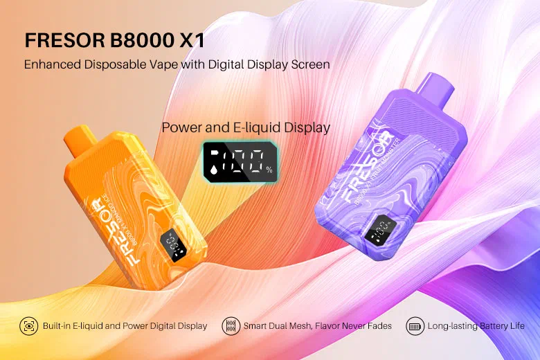 FRESOR B8000 X1 - Screen disposable vape m