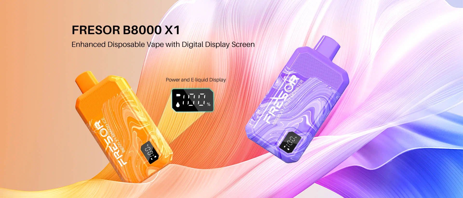 FRESOR B8000 X1 - Screen disposable vape