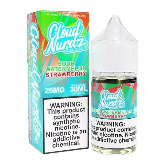 Cloud Nurdz TFN Iced Sour Watermelon Strawberry.webp